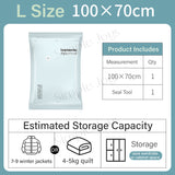 Vacuum Storage Bag Compression Sealed