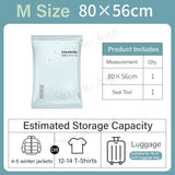 Vacuum Storage Bag Compression Sealed