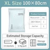 Vacuum Storage Bag Compression Sealed