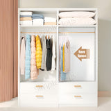 Hanger Ziplock Compression Bag For Jackets And Winter Clothings Space-Saving Dust-Proof Storage