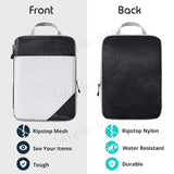 Compression Packing Cube Bags for Travel 3 pcs Set Space Saving Luggage Storage Organizer