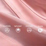 (2pcs) Breathable Mesh Back Racerback Sports Bra Medium Support & Comfort