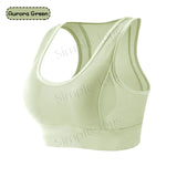 (2pcs) Breathable Mesh Back Racerback Sports Bra Medium Support & Comfort