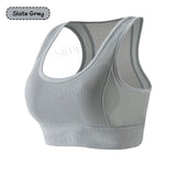(2pcs) Breathable Mesh Back Racerback Sports Bra Medium Support & Comfort