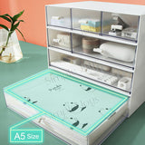 Stackable Drawer Organizer Storage Box For Desk Stationery Cosmetic Desktop
