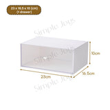 Stackable Drawer Organizer Storage Box For Desk Stationery Cosmetic Desktop