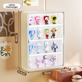 Blind Box Figurine Display Box Case Organizer Wall Mounted Shelf No Drilling Required