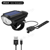 Bicycle Light Front With Horn Rechargeable By USB