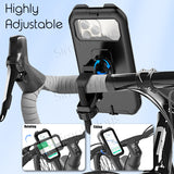 Waterproof Bicycle Phone Holder For Bike Handlebar Easy To Mount