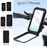 Waterproof Bicycle Phone Holder For Bike Handlebar Easy To Mount