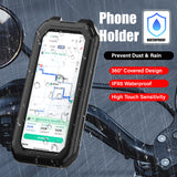 Waterproof Bicycle Phone Holder For Bike Handlebar Easy To Mount