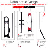 Bicycle Vertical Stand Adjustable L Shape Bike Rack Parking Storage