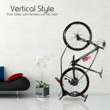 Bicycle Vertical Stand Adjustable L Shape Bike Rack Parking Storage