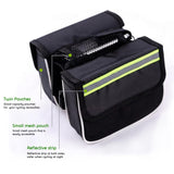 Bicycle Frame Front Bag Pouch With Reflective Strip