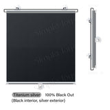 Sunshade Blackout Roller Blind Curtain With Suction Cups For Windows Or Car Windscreen