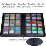 TCG Card Binder Album Holder With Zipper 9 Pocket Game Pokemon Collection