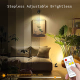 Magnetic LED Wall Light Reading Light with Touch & Remote Control – 360° Adjustable, 3 Color Modes