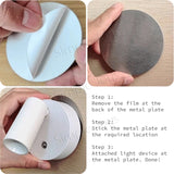 Magnetic LED Wall Light Reading Light with Touch & Remote Control – 360° Adjustable, 3 Color Modes