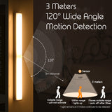 (2pcs Bundle) Motion Sensor LED Light Stick With USB Type C Charging Port