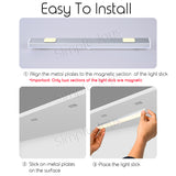 (2pcs Bundle) Motion Sensor LED Light Stick With USB Type C Charging Port