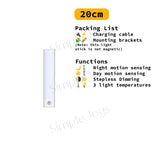 Ultra-thin Motion Sensor 3-Color LED Light Stick Night Lamp