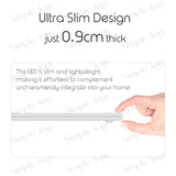 Motion Sensor LED Light Night Lamp USB Rechargeable Built-in Magnet for Closet/Cabinet/Stairs/Wardrobe/Kitchen/Bed