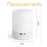 Canister Night Light As Bedside Lamp Very Long Lasting