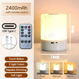 Canister Night Light As Bedside Lamp Very Long Lasting