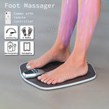 EMS Foot Massager Mat Pad 👣 32 Levels Rechargeable Foldable Remote Control Electric Acupoint Leg Sculpting