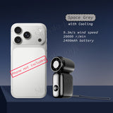 Ultra-Mini Capsule Handheld Fan 9.3m/s Powerful Wind Portable