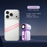Ultra-Mini Capsule Handheld Fan 9.3m/s Powerful Wind Portable