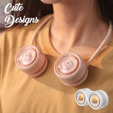 Bladeless Mini Portable Neck Fan With Swivel Adjustment