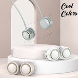 Bladeless Mini Portable Neck Fan With Swivel Adjustment