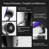 10000mAh Table Fan 100 Speed With Lights Auto Oscillating Fan