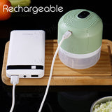 Portable Electric Garlic Chopper Food Shredder Slicer