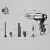 12000Pa Cordless Handheld Car Vacuum Cleaner And Blower Compact