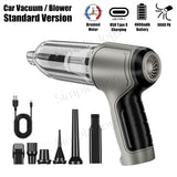 12000Pa Cordless Handheld Car Vacuum Cleaner And Blower Compact