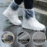 Disposable Waterproof Rain Shoe Covers For Kids & Adults 100% Watertight Extra Thick PE Protectors
