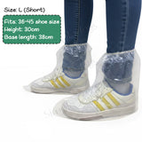 Disposable Waterproof Rain Shoe Covers For Kids & Adults 100% Watertight Extra Thick PE Protectors