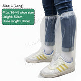 Disposable Waterproof Rain Shoe Covers For Kids & Adults 100% Watertight Extra Thick PE Protectors