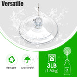 Suction Cup Hooks Clear PVC Suction Cups with Metal Hooks For Kitchen Or Bathroom