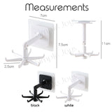 (5pcs Bundle) Rotating Hook 6 Claw In 1 Multi-purpose Hanging For Kitchen Bathroom