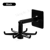 (5pcs Bundle) Rotating Hook 6 Claw In 1 Multi-purpose Hanging For Kitchen Bathroom