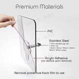 Adhesive Wall Mounting Screw Hook Tape Drill Free Picture Hanger