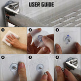 Adhesive Wall Mounting Screw Hook Tape Drill Free Picture Hanger
