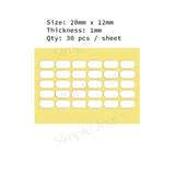 Heavy-Duty Small Double-Sided Adhesive Sticker Tape Pads - No-Trace Mounting Dots - Suitable for Blind Box Figurines