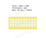 Heavy-Duty Small Double-Sided Adhesive Sticker Tape Pads - No-Trace Mounting Dots - Suitable for Blind Box Figurines