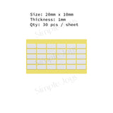 Heavy-Duty Small Double-Sided Adhesive Sticker Tape Pads - No-Trace Mounting Dots - Suitable for Blind Box Figurines