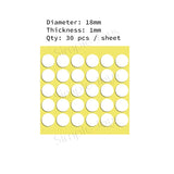Heavy-Duty Small Double-Sided Adhesive Sticker Tape Pads - No-Trace Mounting Dots - Suitable for Blind Box Figurines