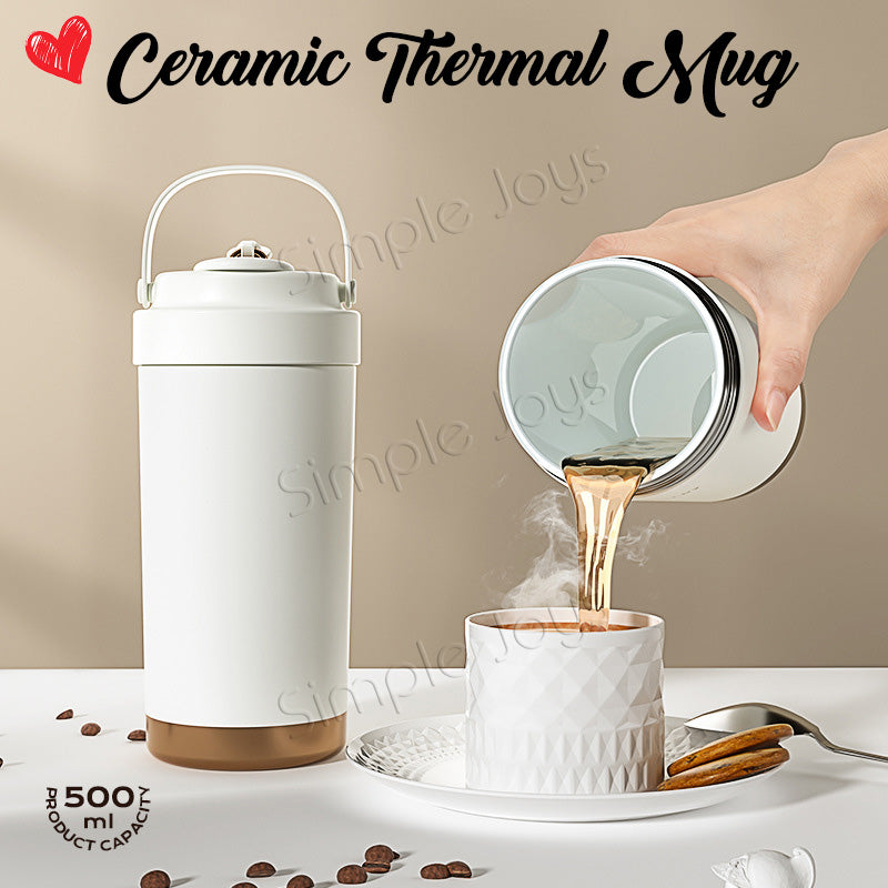 Insulated Ceramic Coating Thermal Mug Tumbler – Simple Joys